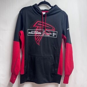 Nike Atlanta Falcons NFL Football Hoodie Red Black‎ Mens Size Small